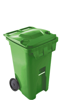 64 gallon organic recycling green bin