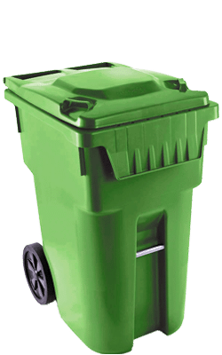 95 gallon organic recycling green bin
